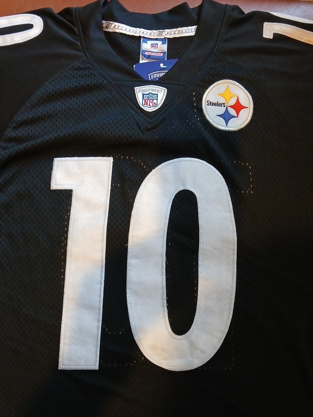 Pittsburg Steelers #10 Santonio Holmes Jersey Black Size:48 New  with tags